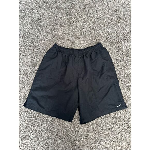 Nike Solid Essential Lap 9" Volley Shorts Swim Trunks Lined Beach Men’s Size XL - Picture 3 of 9